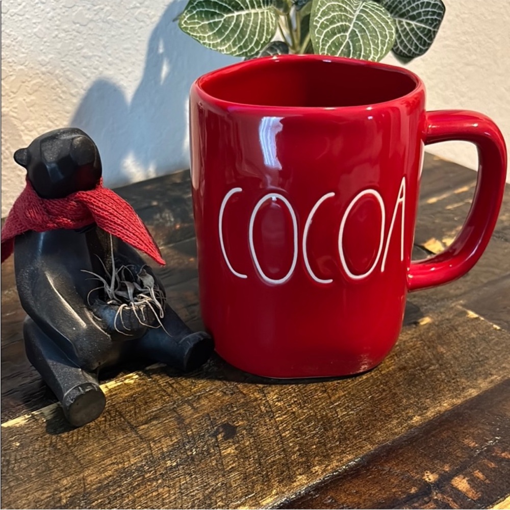 Red Rae Dunn Artisan Collection by Magenta Cocoa Mug Winter Holiday Christmas